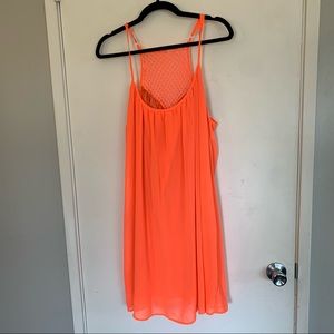 Orange Billowy Dress or Coverup size XL